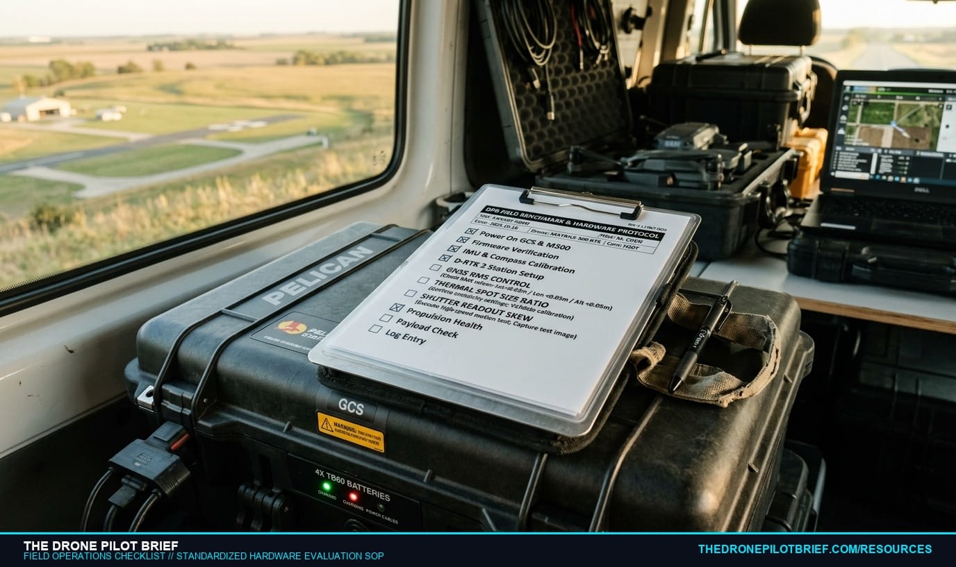 The DPB Field Benchmark SOP: Pre-Flight Geodetic & Sensor Verification Checklist