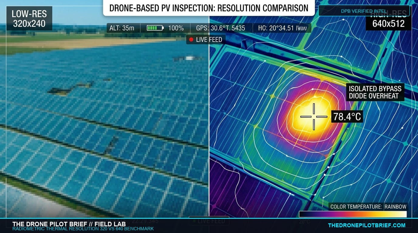 Thermal Resolution in the Field: 320 vs. 640 Radiometric Cores and the Math of Critical Audits