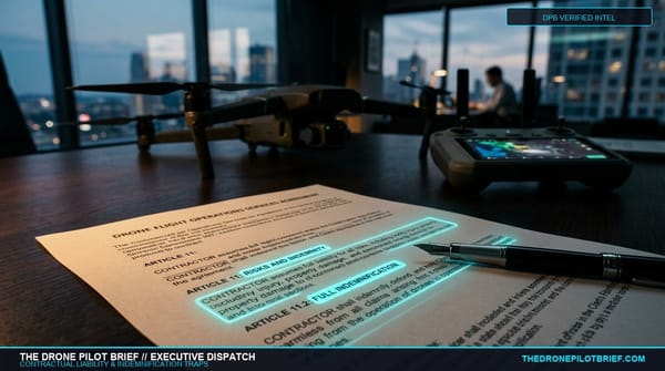 The Commercial Drone MSA: 5 Dangerous Contract Clauses That Shift Liability to Drone Operators