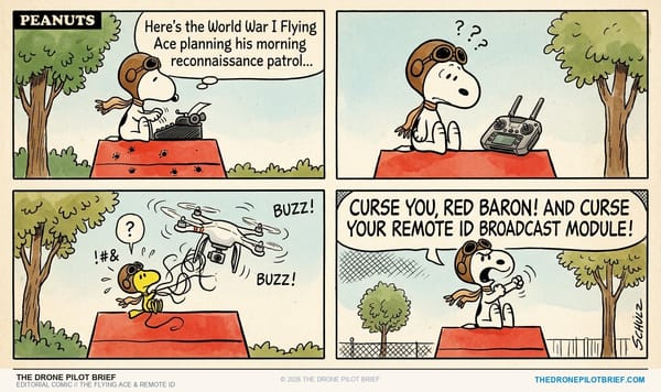 Editorial Comic: The World War I Flying Ace Takes His Part 107 Recurrent